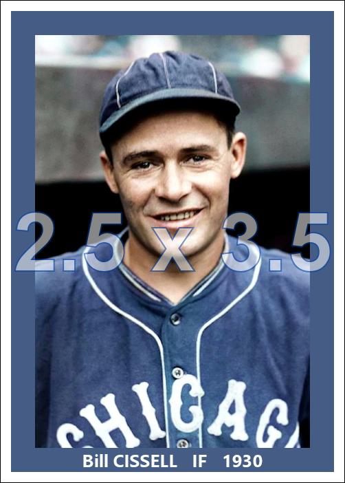 Bill Cissell - 1930 Chicago White Sox - choose a size & style