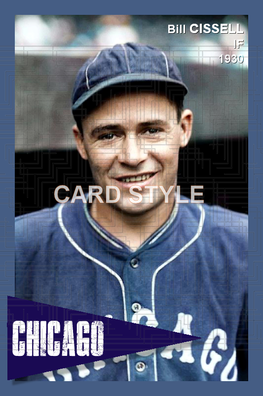 Bill Cissell - 1930 Chicago White Sox - choose a size & style