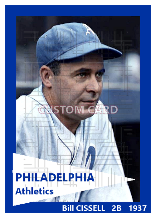 Bill Cissell - 1937 Philadelphia Athletics - choose a size & style