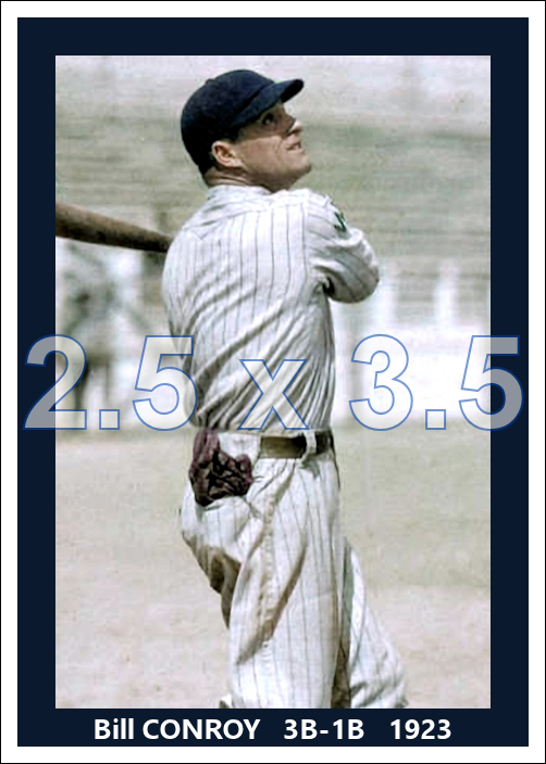 Bill Conroy - 1923 Washington Senators - choose a size & style