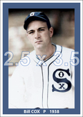 Bill Cox - 1938 Chicago White Sox - choose a size & style