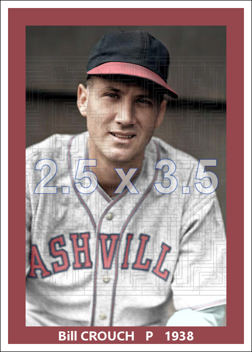Bill Crouch - 1938 Nashville Volunteers - choose a size & style