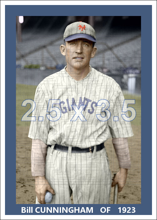Bill Cunningham - 1923 New York Giants - choose a size & style