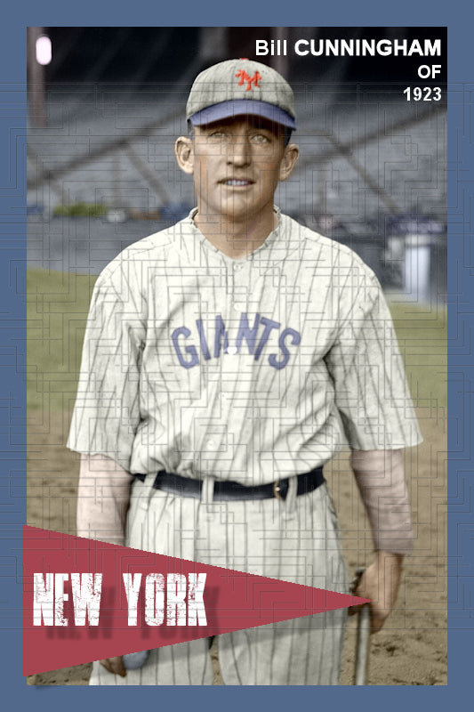 Bill Cunningham - 1923 New York Giants - choose a size & style