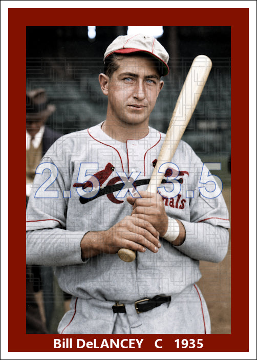Bill DeLancey - 1935 St. Louis Cardinals - choose a size & style