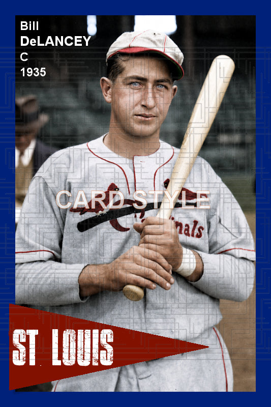 Bill DeLancey - 1935 St. Louis Cardinals - choose a size & style