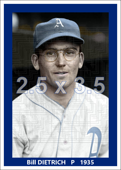 Bill Dietrich - 1935 Philadelphia Athletics - choose a size & style