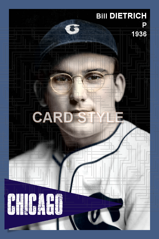 Bill Dietrich - 1936 Chicago White Sox - choose a size & style