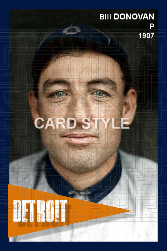 Bill Donovan - 1907 Detroit Tigers - choose a size & style
