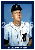 Bill Graham - 1966 Detroit Tigers - choose a size & style