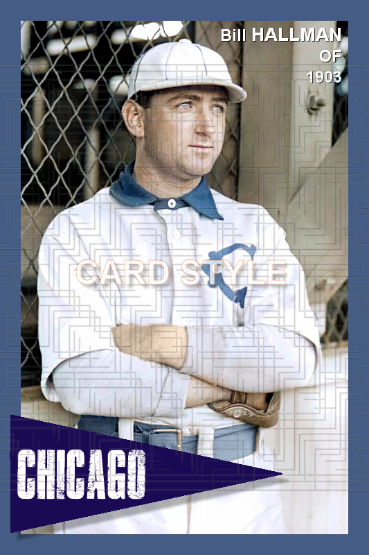Bill Hallman - 1903 Chicago White Sox - choose a size & style
