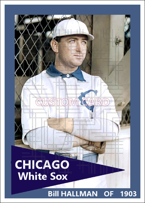 Bill Hallman - 1903 Chicago White Sox - choose a size & style