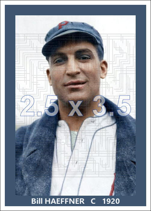 Bill Haeffner - 1920 Pittsburgh Pirates - choose a size & style