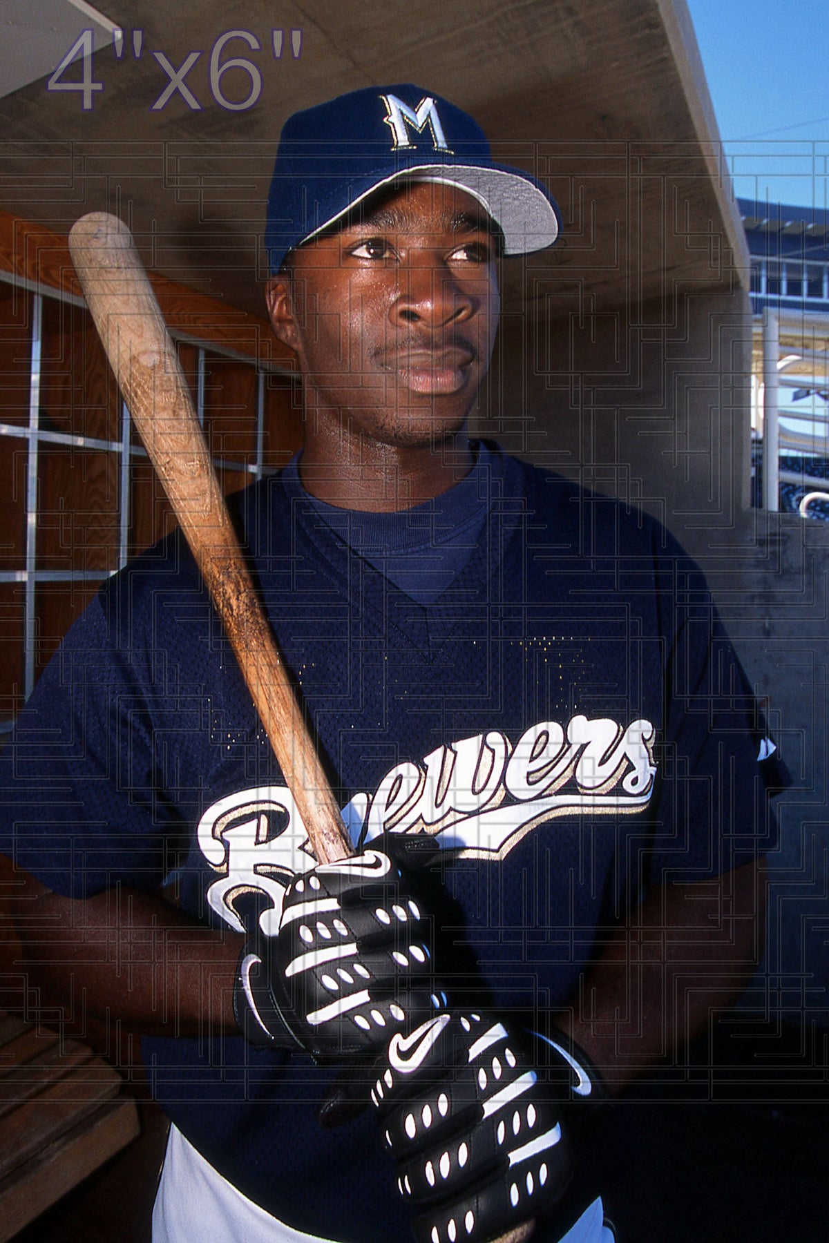 Bill Hall - 2002 Milwaukee Brewers - choose a size & style