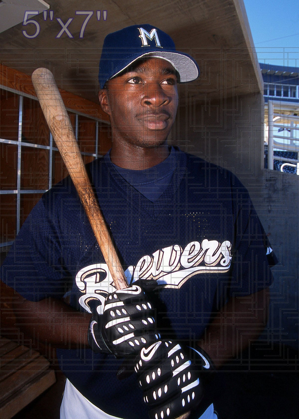 Bill Hall - 2002 Milwaukee Brewers - choose a size & style