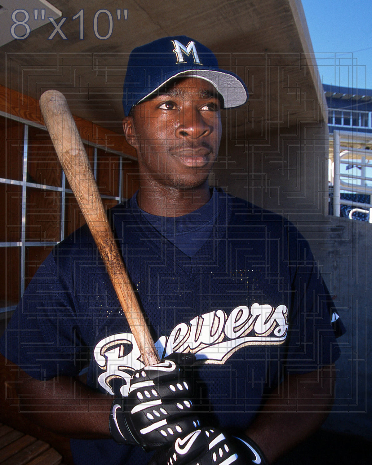 Bill Hall - 2002 Milwaukee Brewers - choose a size & style