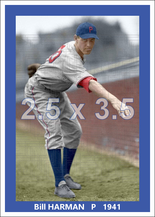 Bill Harman - 1941 Philadelphia Phillies - choose a size & style