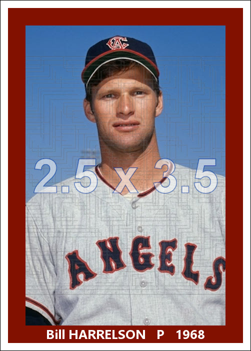 Bill Harrelson - 1968 California Angels - choose a size & style