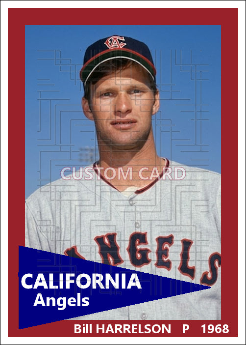 Bill Harrelson - 1968 California Angels - choose a size & style