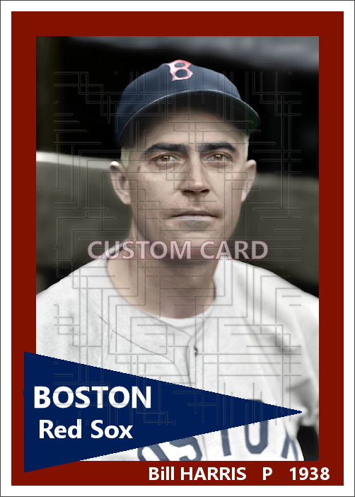 Bill Harris - 1938 Boston Red Sox - choose a size & style