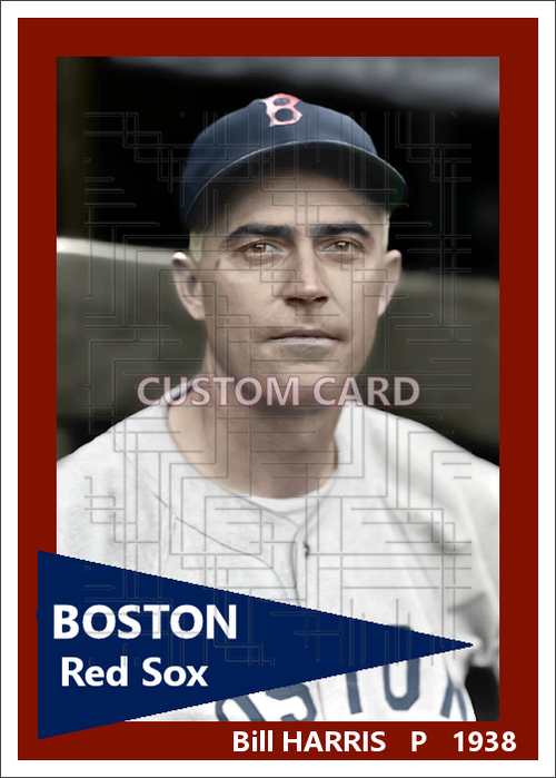 Bill Harris - 1938 Boston Red Sox - choose a size & style