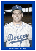 Bill Harris - 1957 Brooklyn Dodgers - choose a size & style