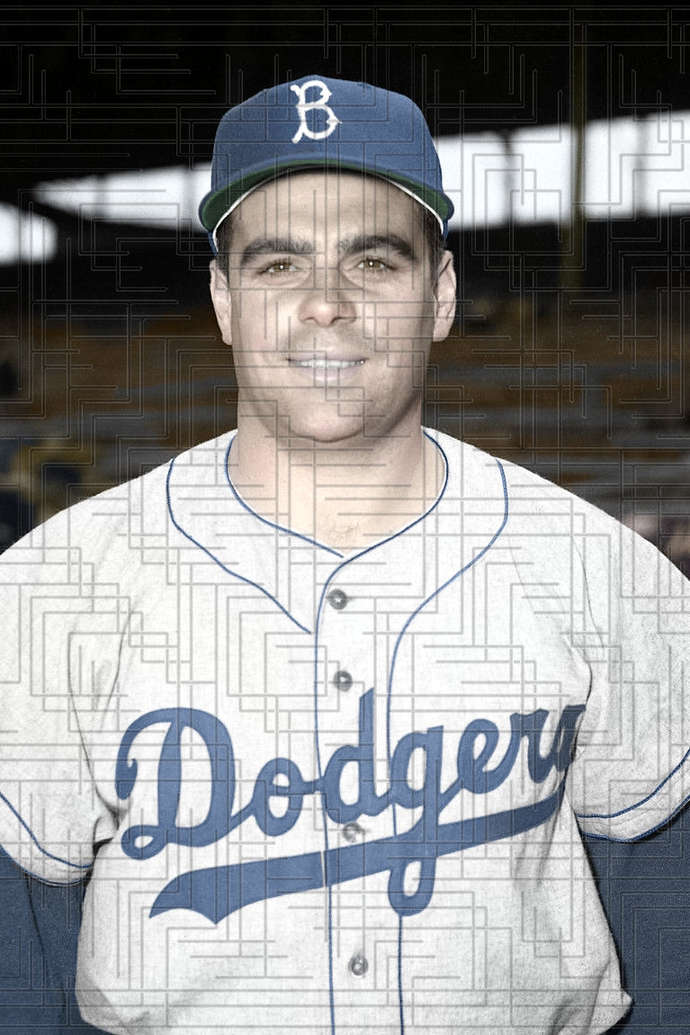Bill Harris - 1957 Brooklyn Dodgers - choose a size & style