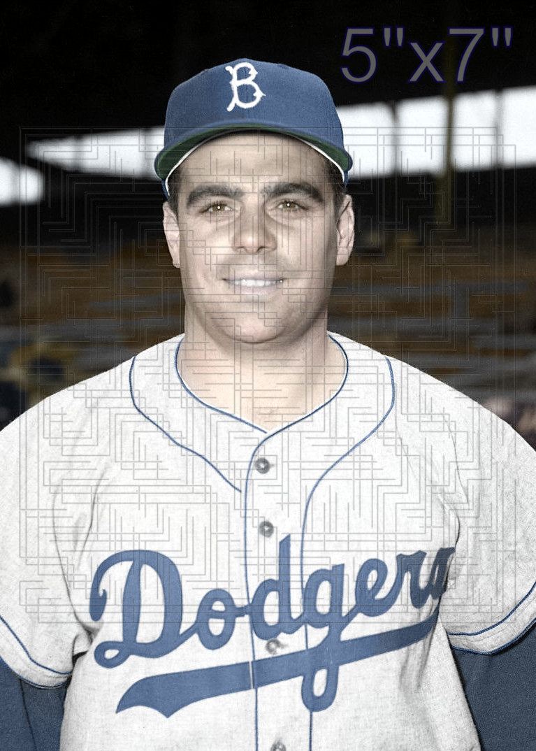 Bill Harris - 1957 Brooklyn Dodgers - choose a size & style
