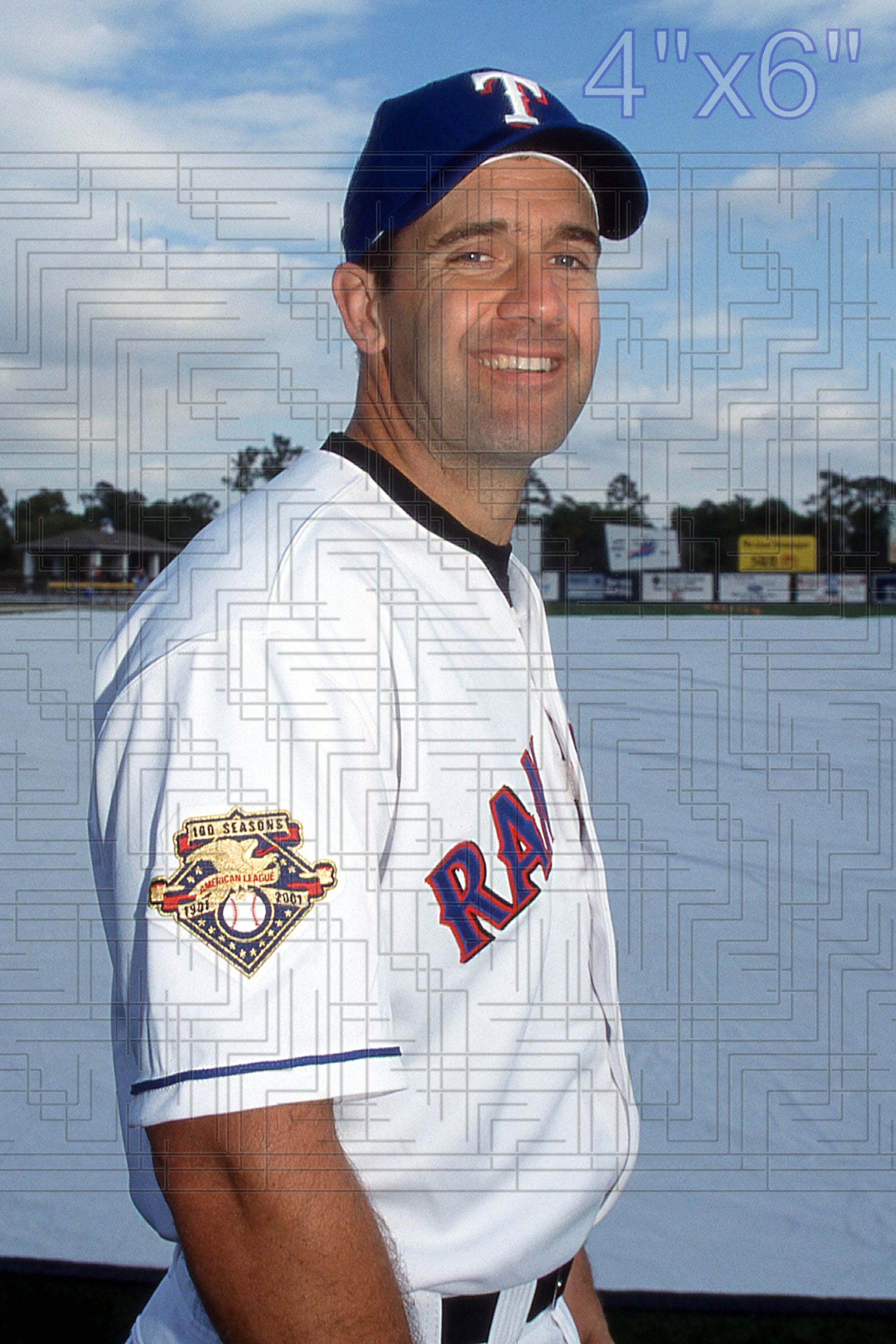 Bill Haselman - 2002 Texas Rangers - choose a size & style