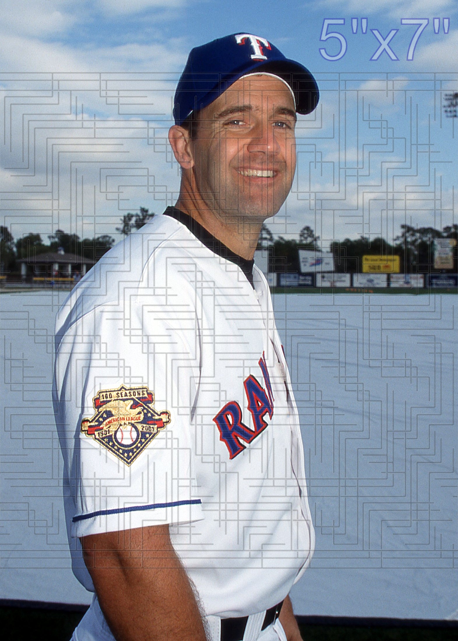 Bill Haselman - 2002 Texas Rangers - choose a size & style