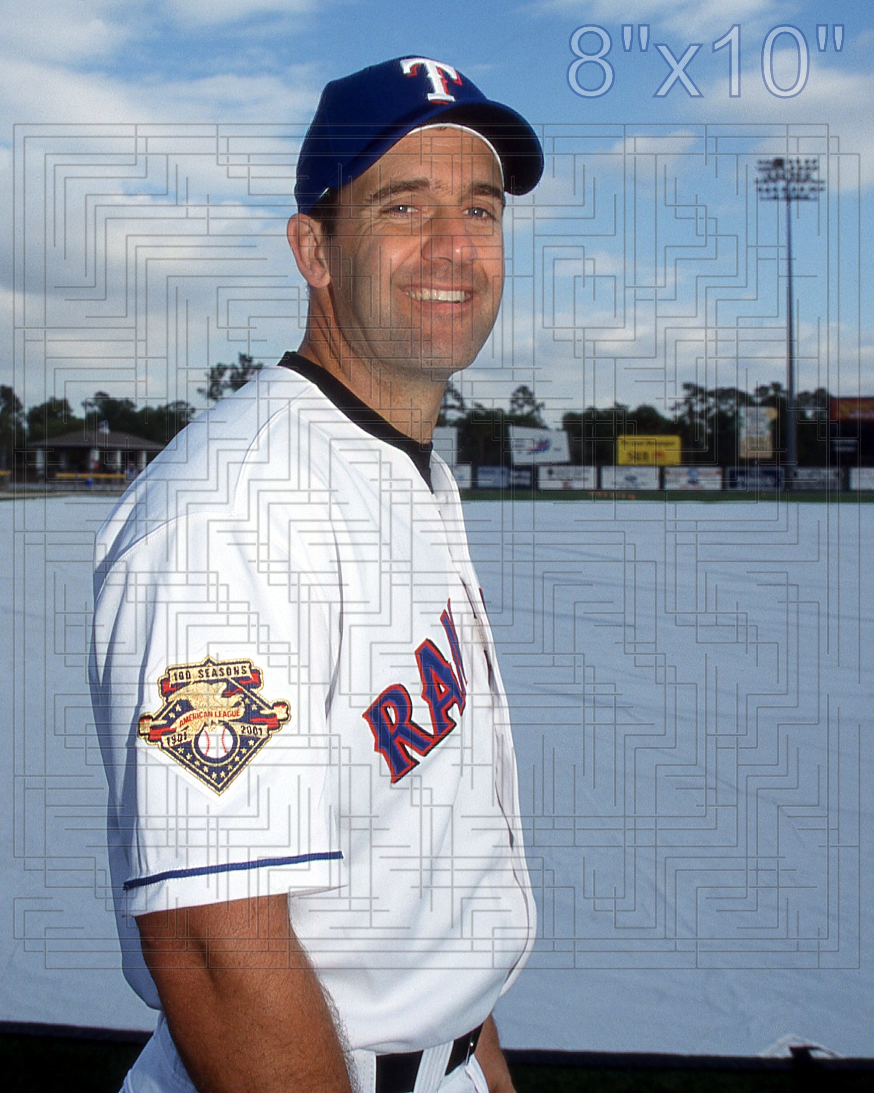 Bill Haselman - 2002 Texas Rangers - choose a size & style