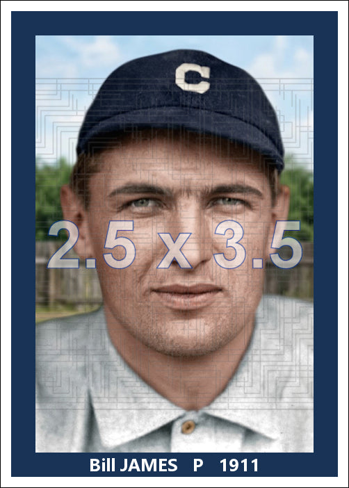 Bill James - 1911 Cleveland Naps - choose a size & style
