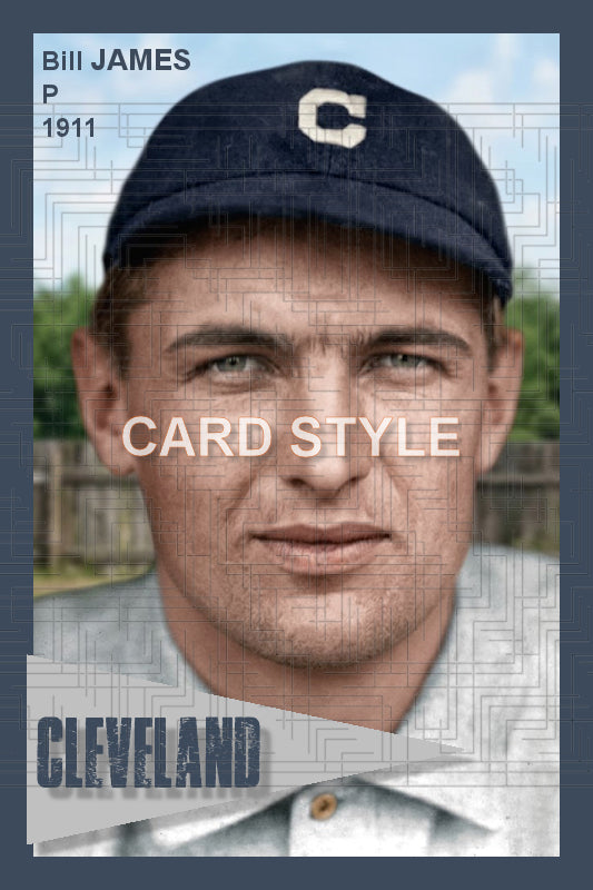 Bill James - 1911 Cleveland Naps - choose a size & style