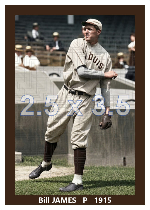 Bill James - 1915 St. Louis Browns - choose a size & style
