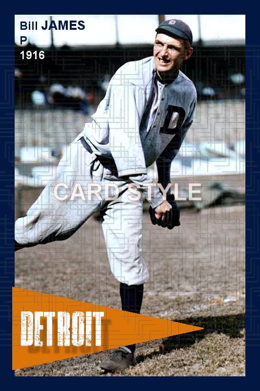 Bill James - 1916 Detroit Tigers - choose a size & style
