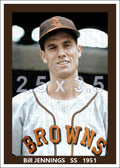 Bill Jennings - 1951 St. Louis Browns - choose a size & style