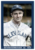 Bill Knickerbocker - 1934 Cleveland Indians - choose a size & style