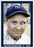 Bill Knickerbocker - 1939 New York Yankees - choose a size & style
