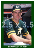 Bill Krueger - 1984 Oakland Athletics - choose a size & style