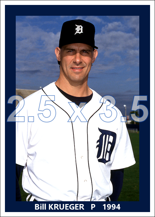 Bill Krueger - 1994 Detroit Tigers - choose a size & style