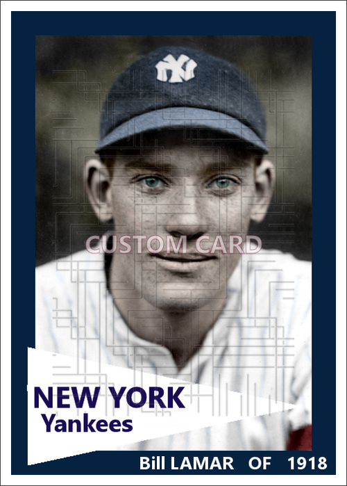 Bill Lamar - 1918 New York Yankees - choose a size & style