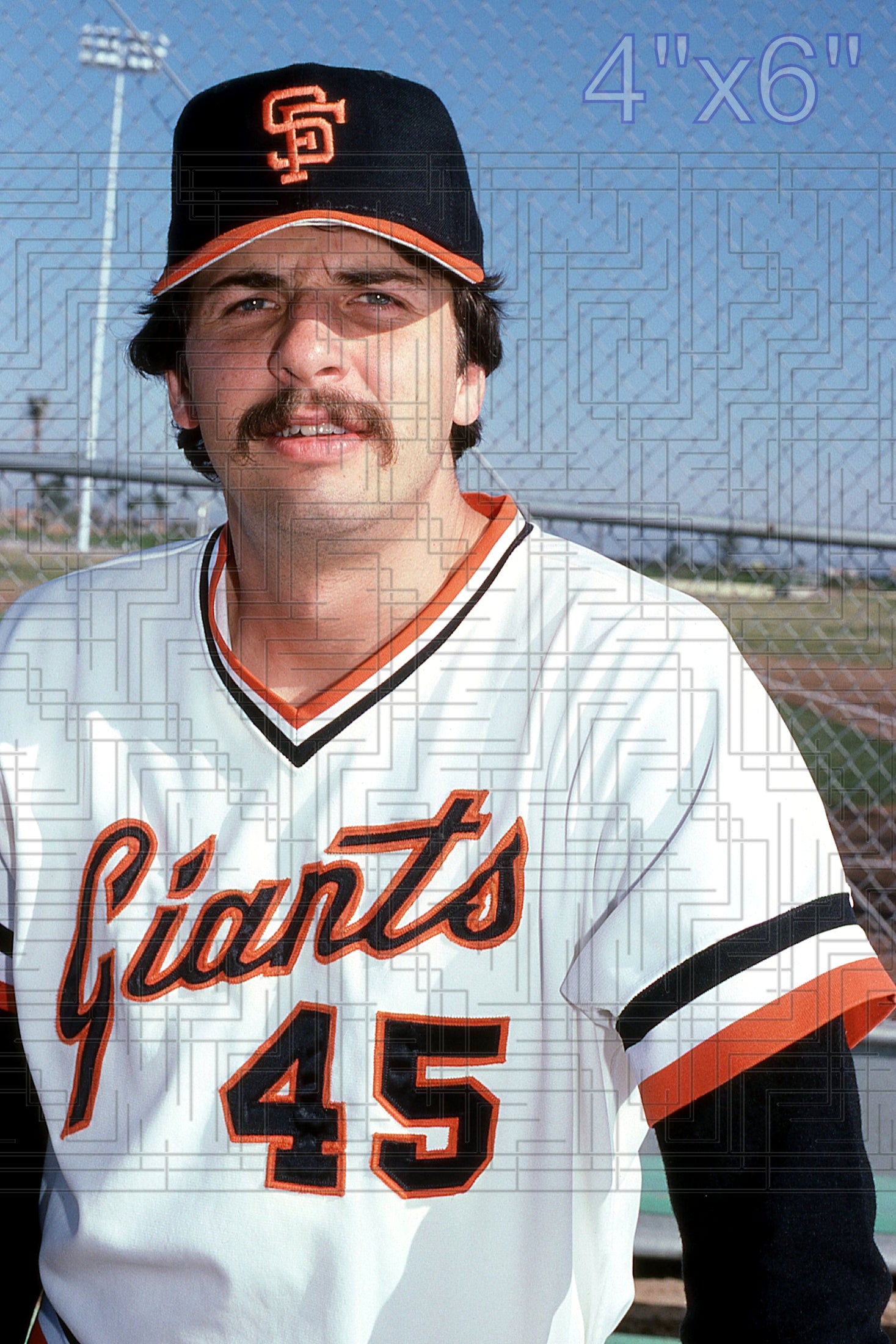 Bill Laskey - 1982 San Francisco Giants - choose a size & style