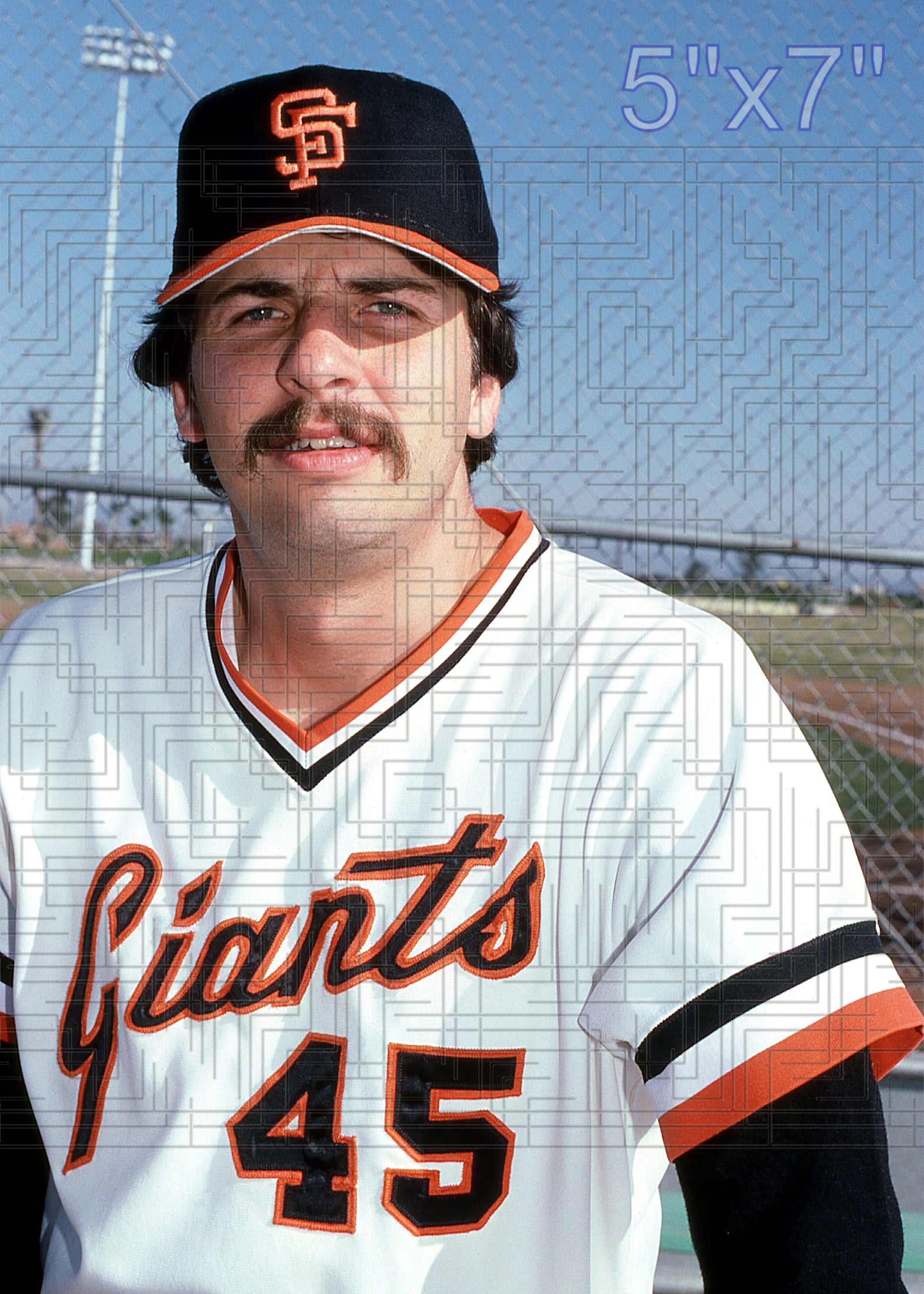 Bill Laskey - 1982 San Francisco Giants - choose a size & style