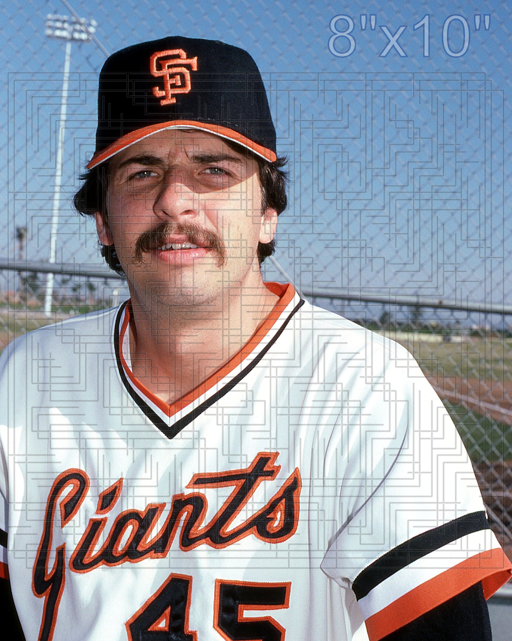 Bill Laskey - 1982 San Francisco Giants - choose a size & style