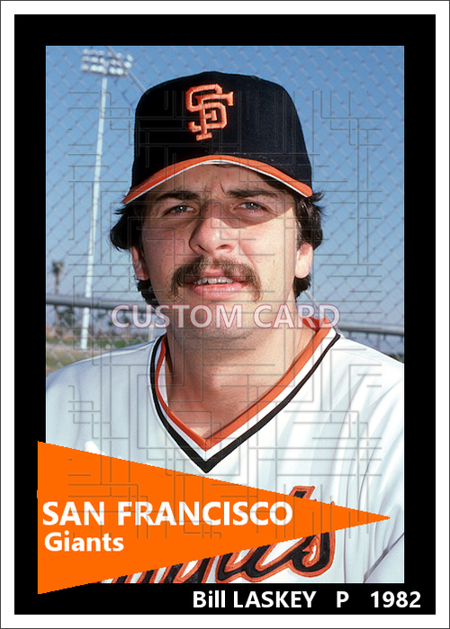 Bill Laskey - 1982 San Francisco Giants - choose a size & style
