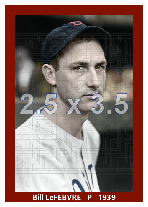 Bill LeFebvre - 1939 Boston Red Sox - choose a size & style