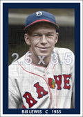 Bill Lewis - 1935 Boston Braves - choose a size & style
