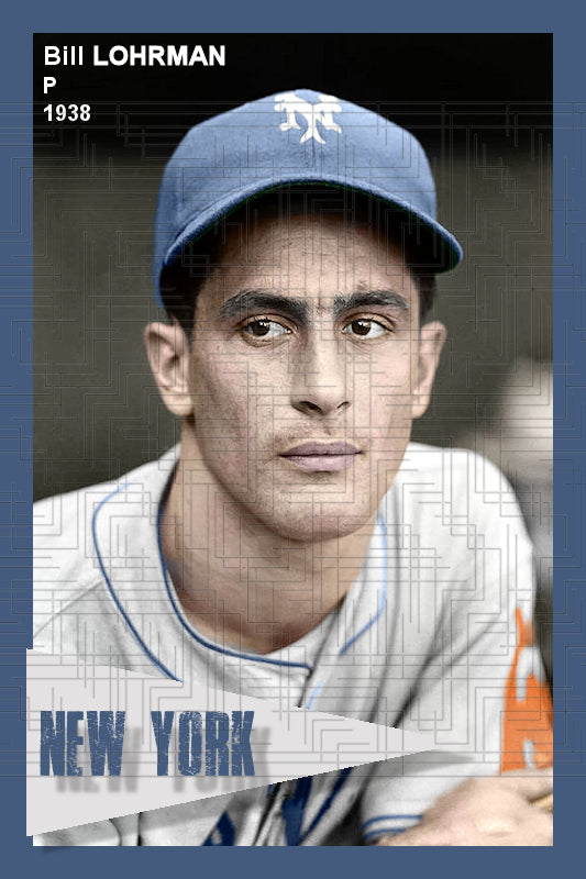 Bill Lohrman - 1938 New York Giants - choose a size & style