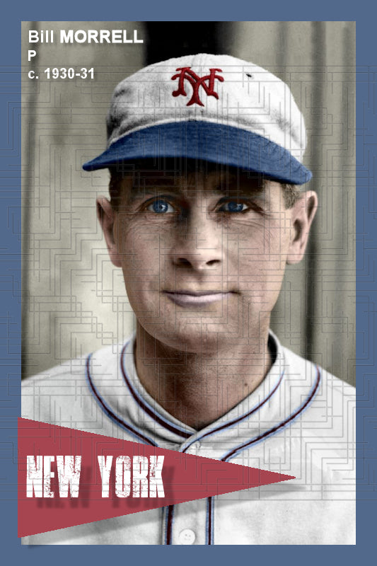 Bill Morrell - 1930-31 New York Giants - choose a size & style