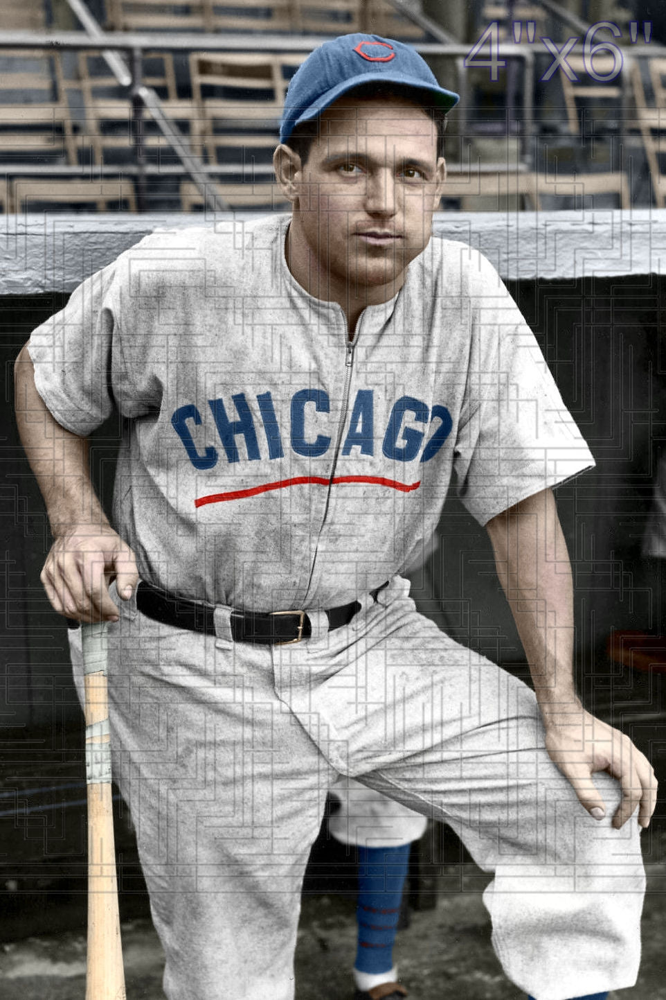 Bill Nicholson - 1943-48 Chicago Cubs - choose a size & style